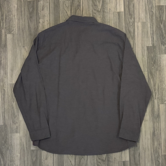 Carbon2Cobalt Mens XL Grey Button Down Shirt - Picture 2 of 8